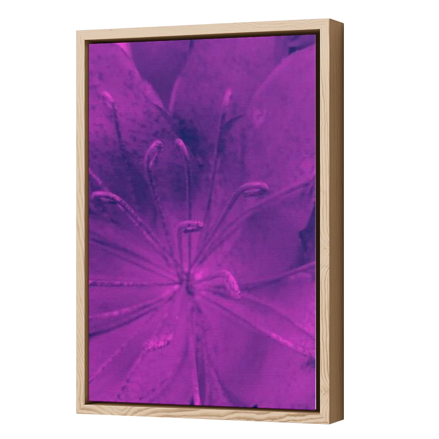 Thumbnail for Canvas - Wood Grain Floating Frame
