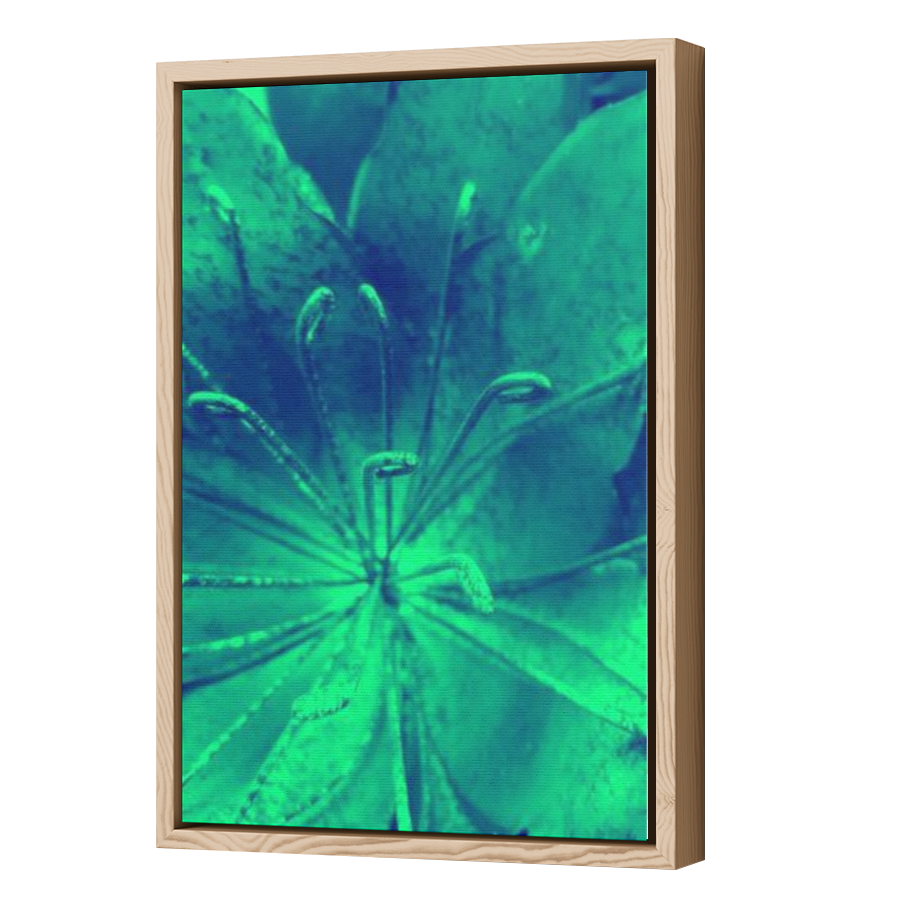 Thumbnail for Canvas - Wood Grain Floating Frame