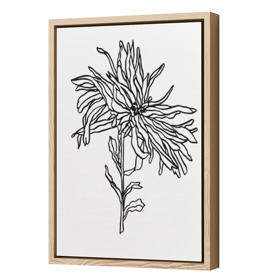 Thumbnail for Canvas - Wood Grain Floating Frame