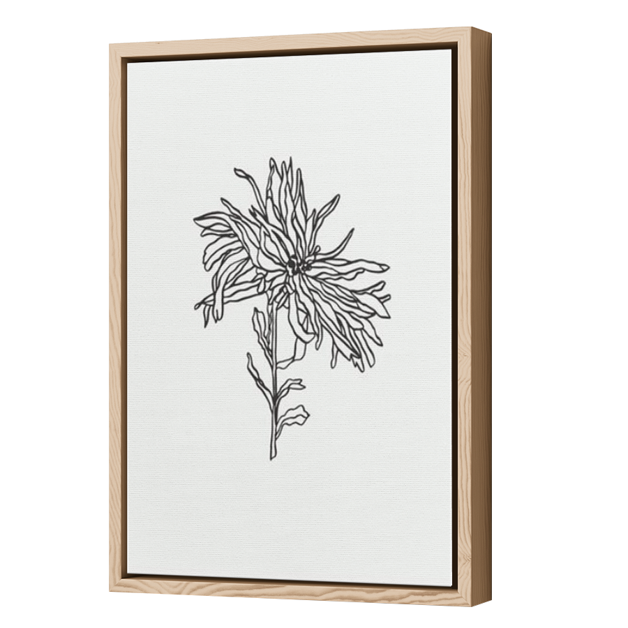 Thumbnail for Canvas - Wood Grain Floating Frame