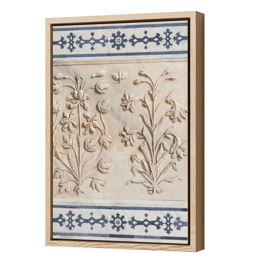 Thumbnail for Canvas - Wood Grain Floating Frame