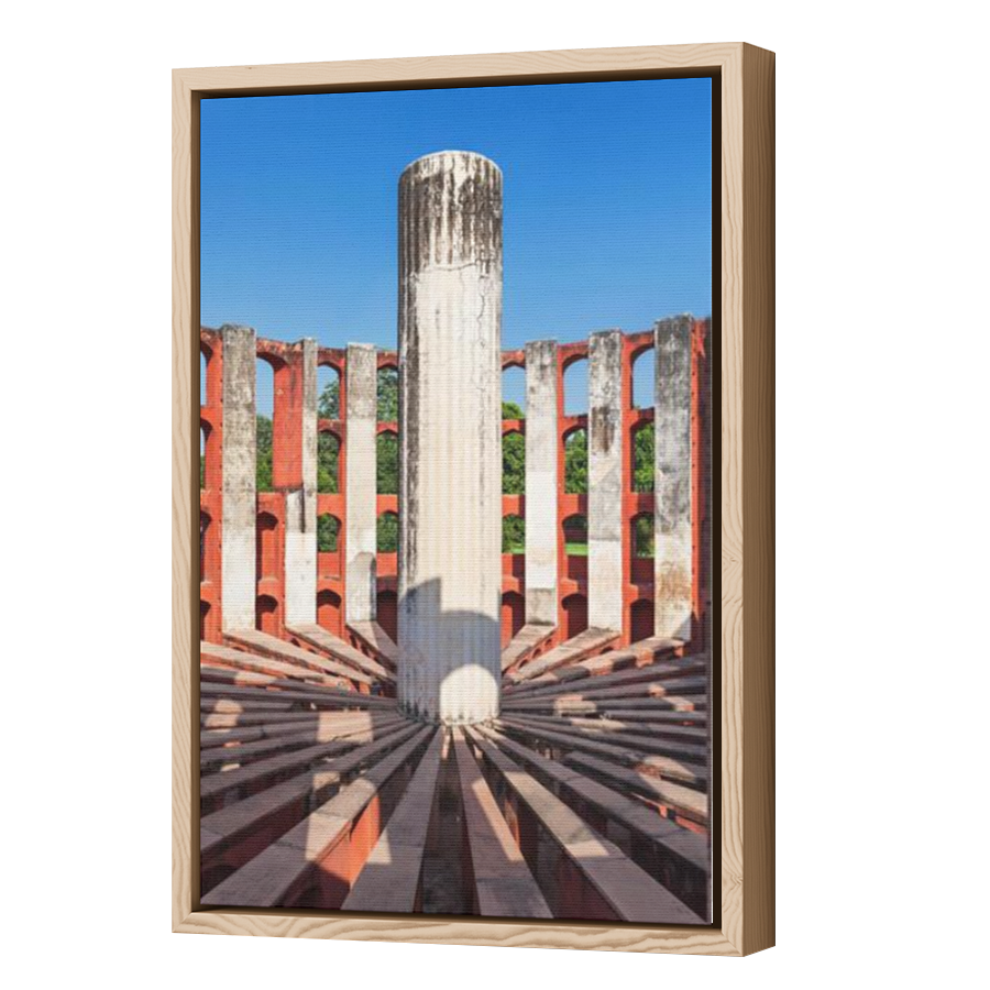 Thumbnail for Canvas - Wood Grain Floating Frame