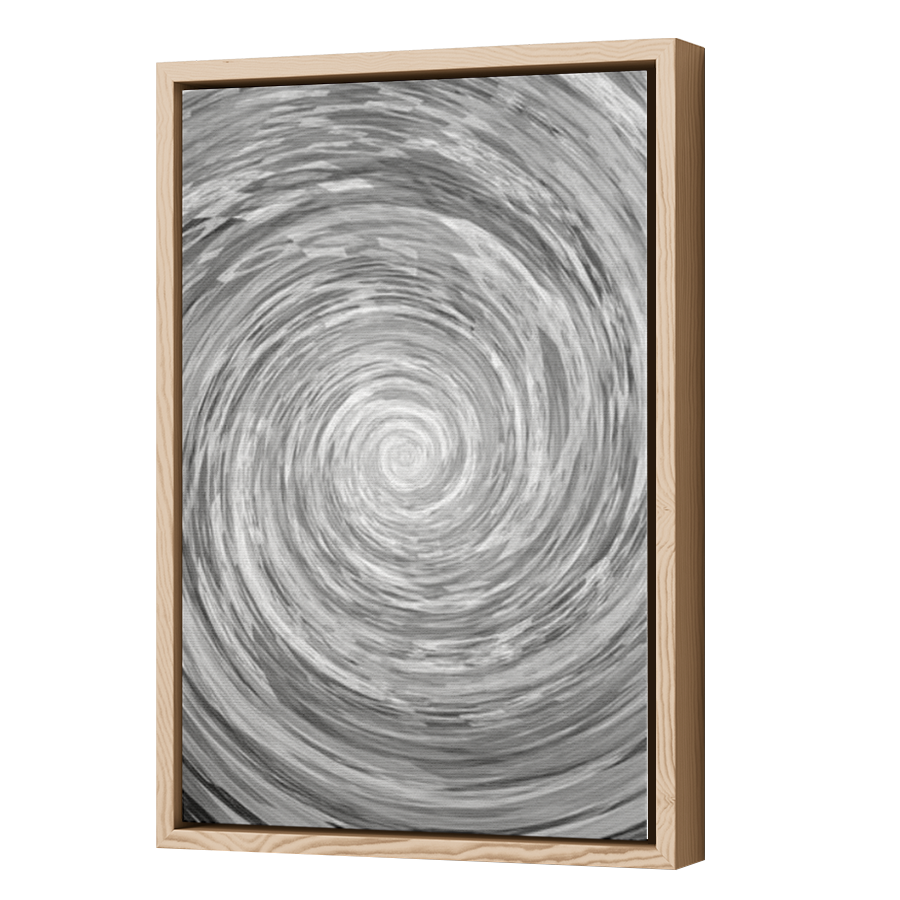 Thumbnail for Canvas - Wood Grain Floating Frame