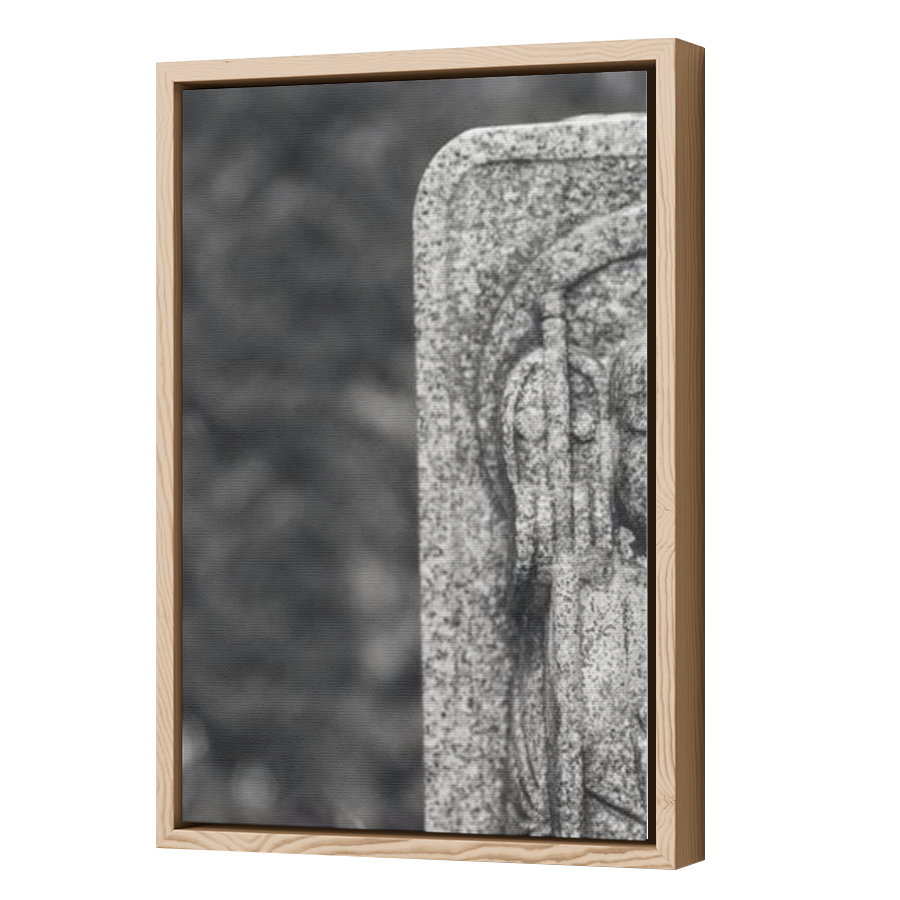 Thumbnail for Canvas - Wood Grain Floating Frame