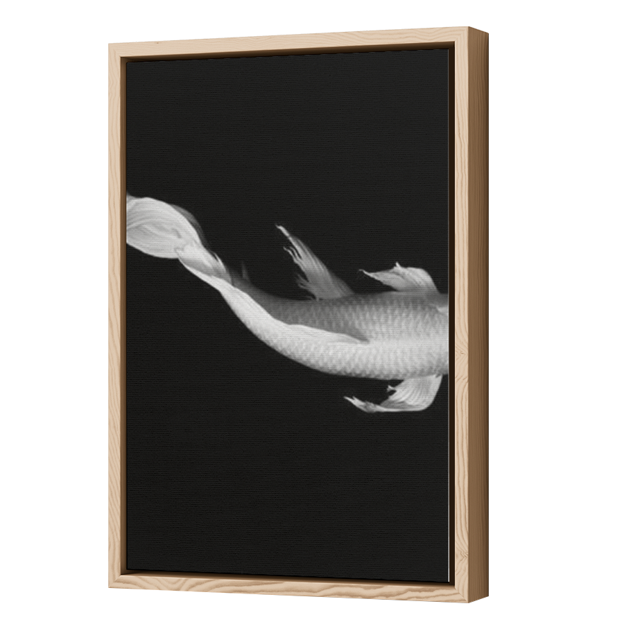Thumbnail for Canvas - Wood Grain Floating Frame