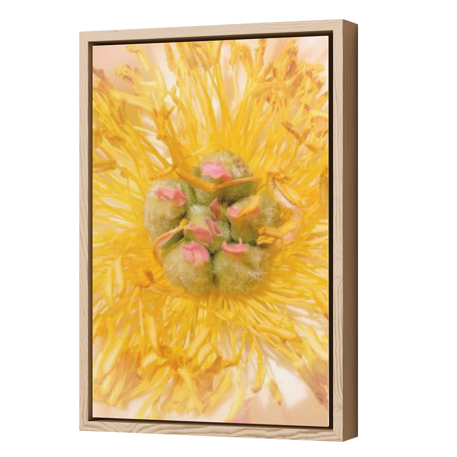 Thumbnail for Canvas - Wood Grain Floating Frame