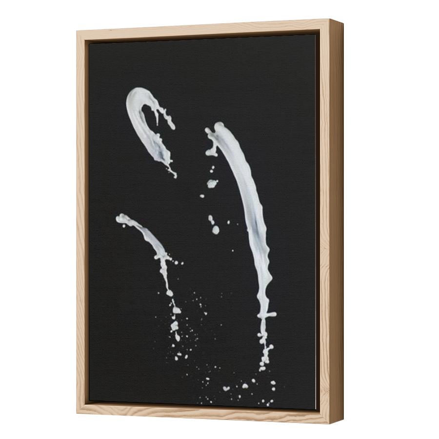 Thumbnail for Canvas - Wood Grain Floating Frame