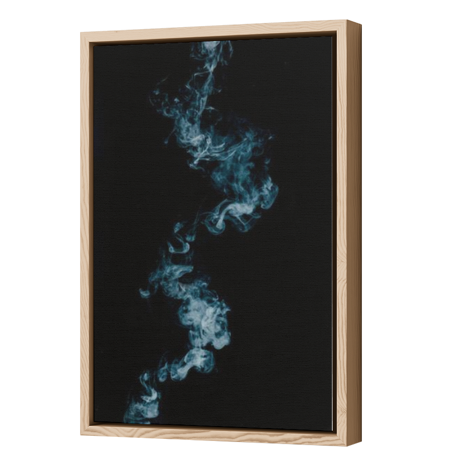Thumbnail for Canvas - Wood Grain Floating Frame