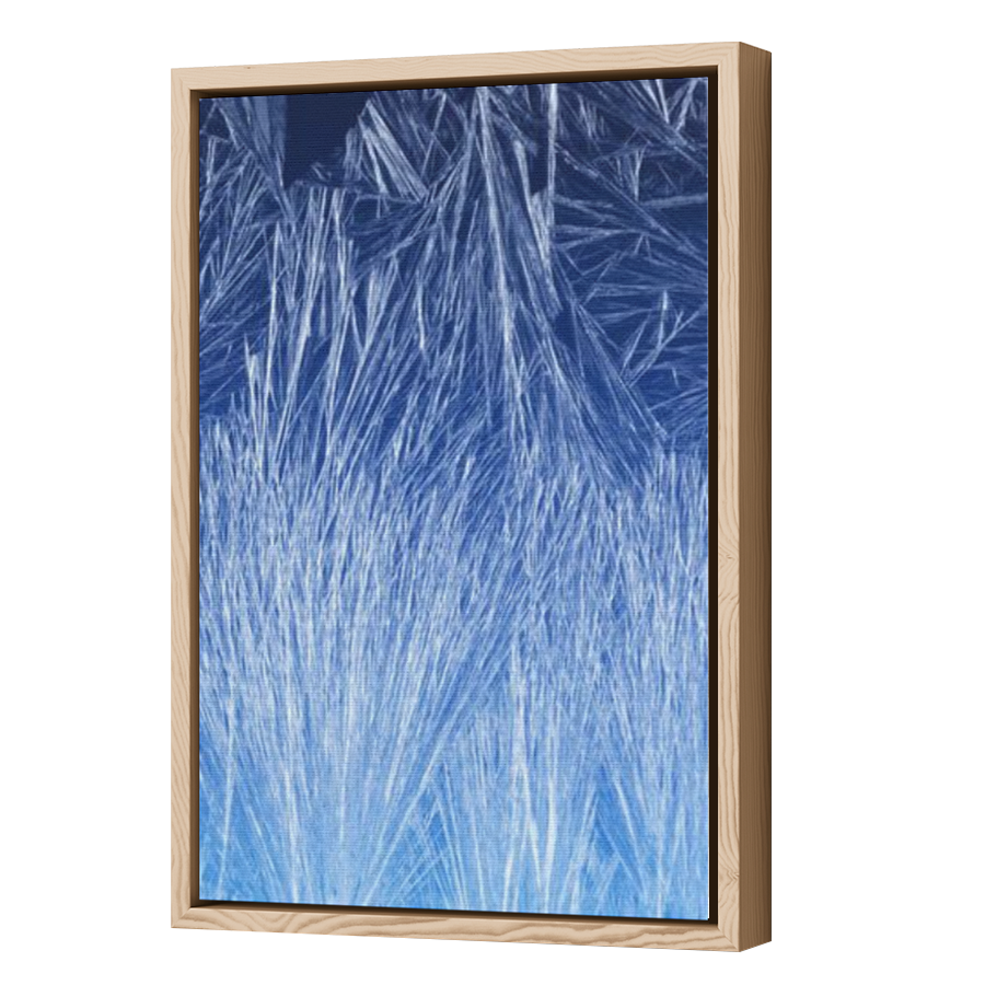 Thumbnail for Canvas - Wood Grain Floating Frame