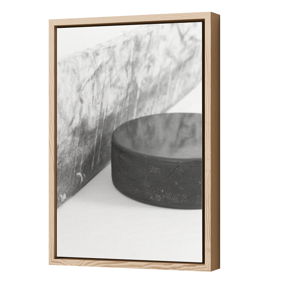Thumbnail for Canvas - Wood Grain Floating Frame
