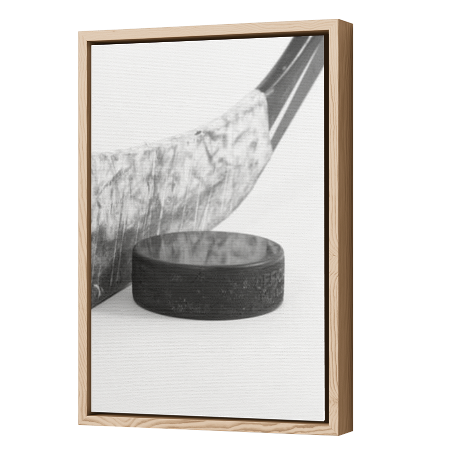 Thumbnail for Canvas - Wood Grain Floating Frame