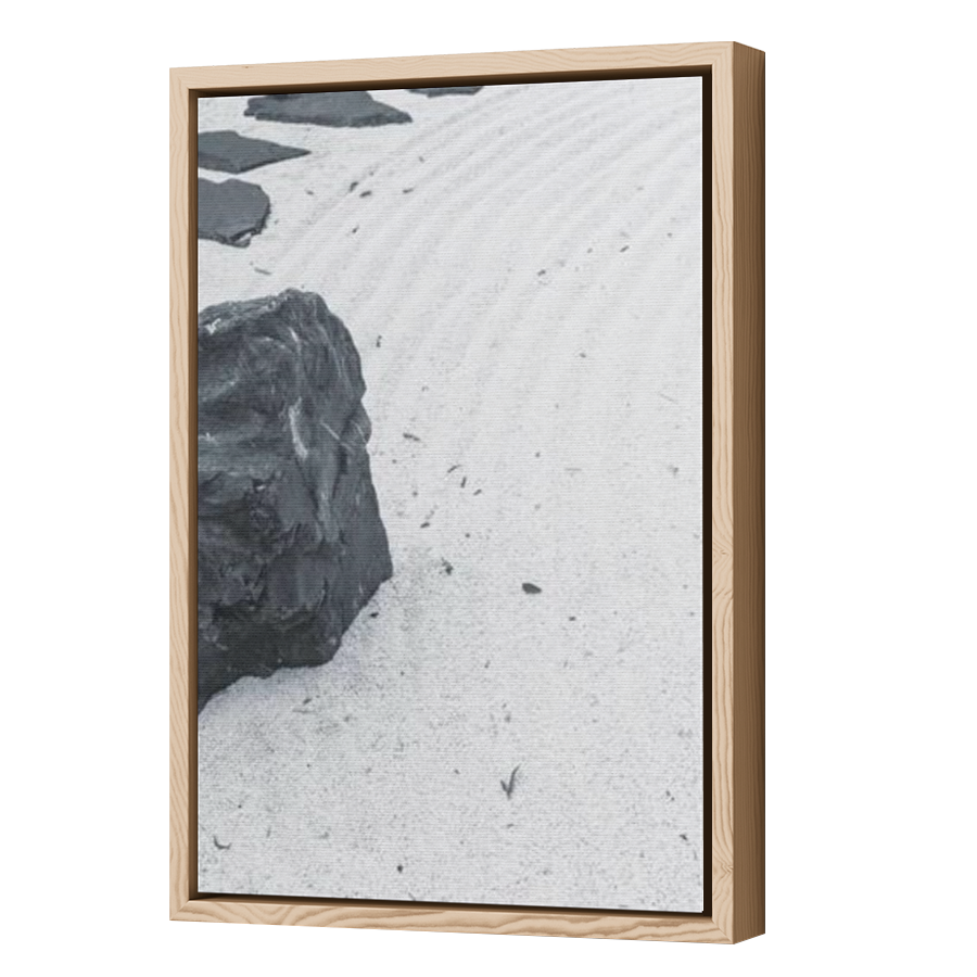 Thumbnail for Canvas - Wood Grain Floating Frame