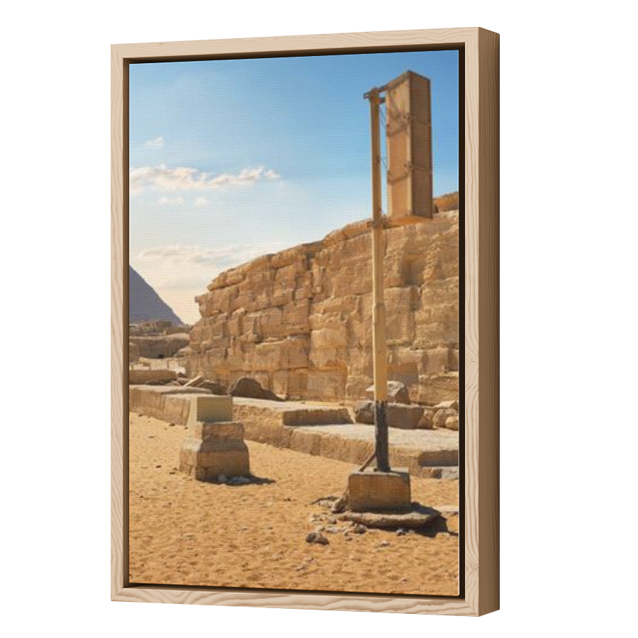 Thumbnail for Canvas - Wood Grain Floating Frame