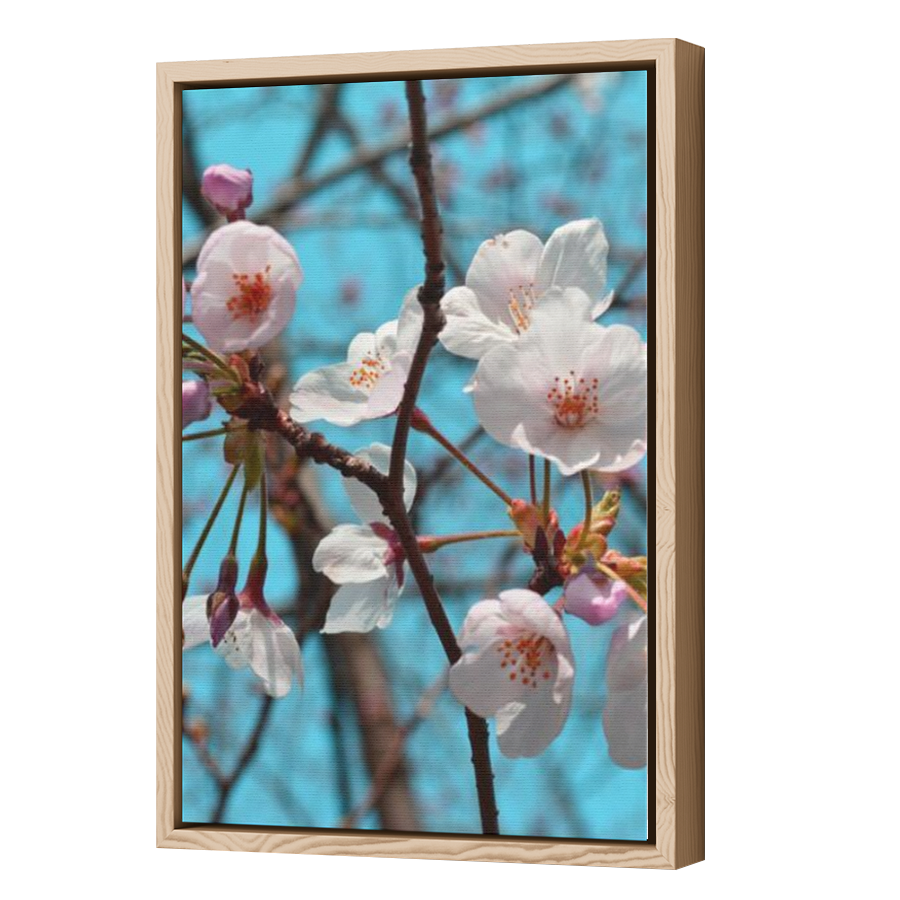 Thumbnail for Canvas - Wood Grain Floating Frame
