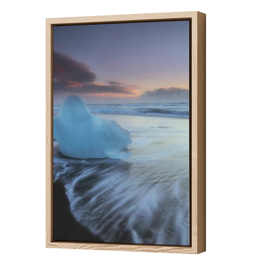 Thumbnail for Canvas - Wood Grain Floating Frame