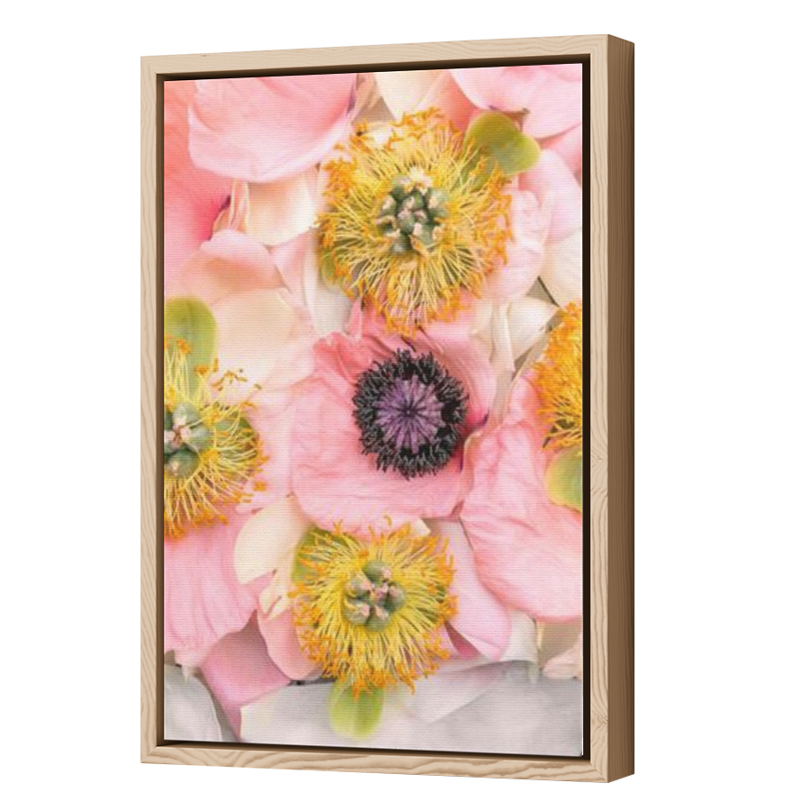 Thumbnail for Canvas - Wood Grain Floating Frame