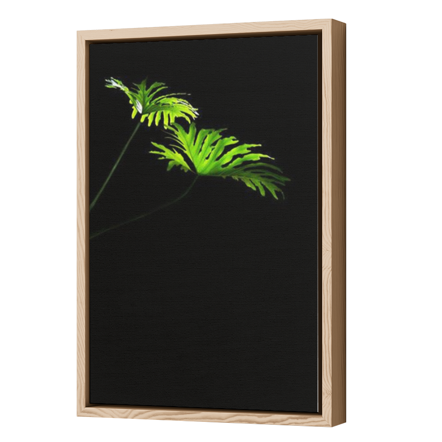 Thumbnail for Canvas - Wood Grain Floating Frame