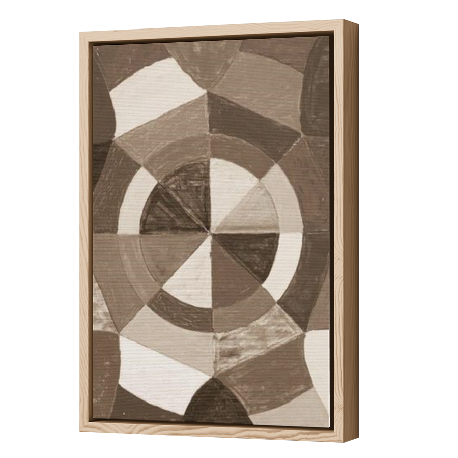 Thumbnail for Canvas - Wood Grain Floating Frame
