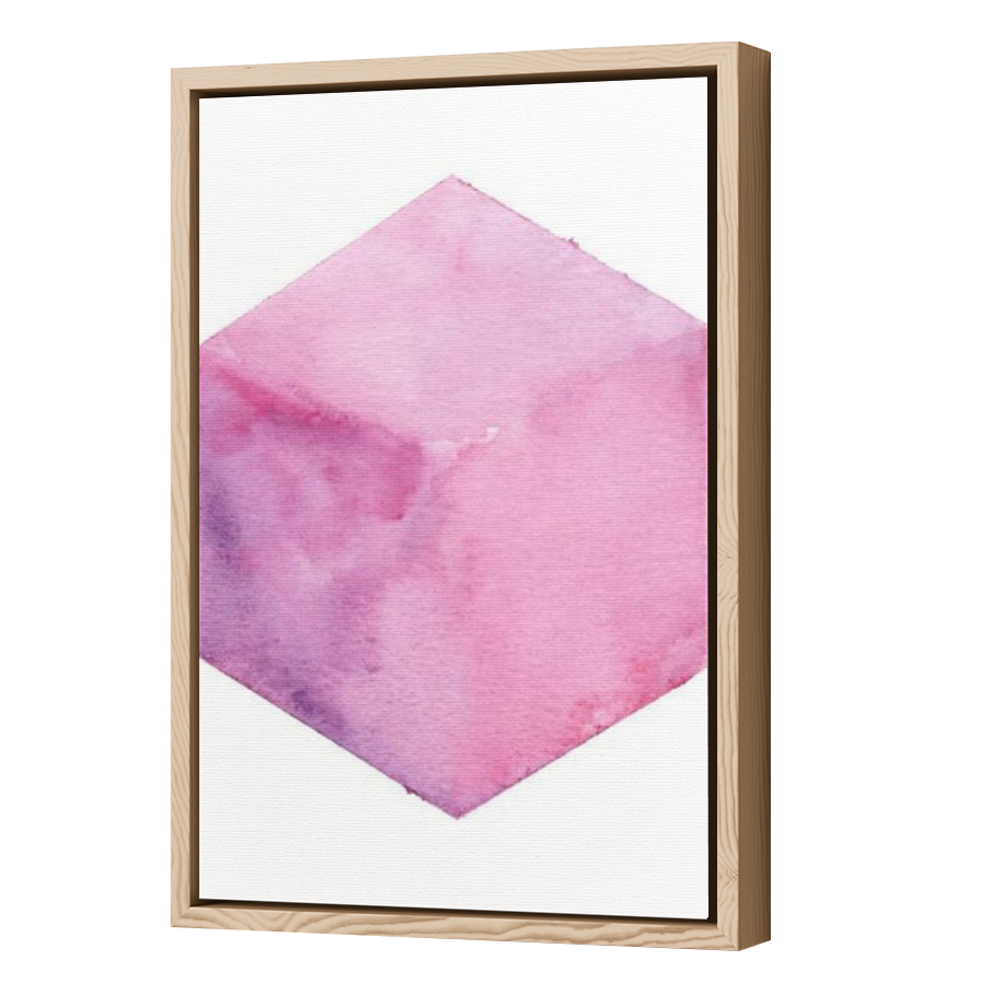 Thumbnail for Canvas - Wood Grain Floating Frame