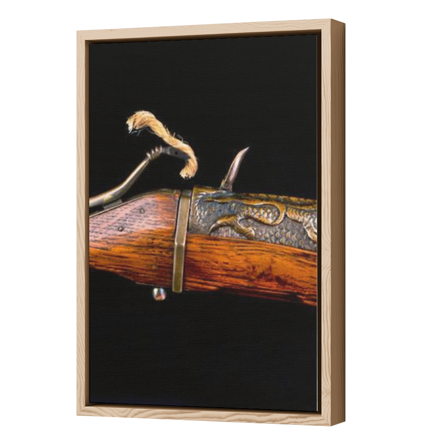 Thumbnail for Canvas - Wood Grain Floating Frame
