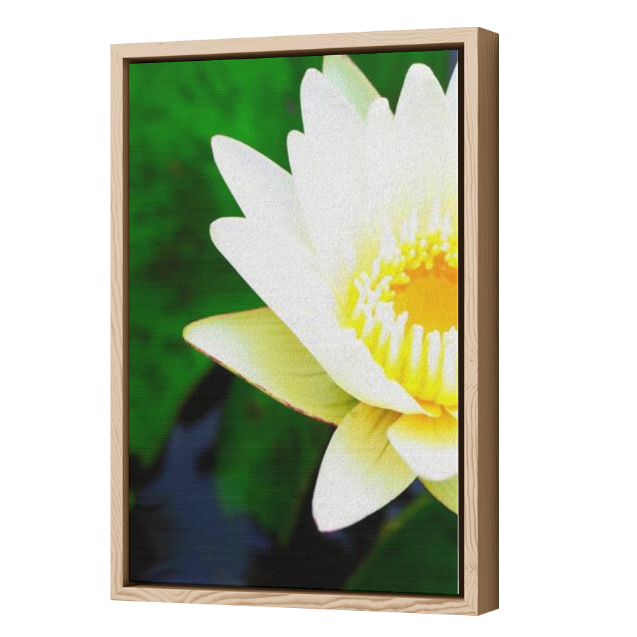 Thumbnail for Canvas - Wood Grain Floating Frame