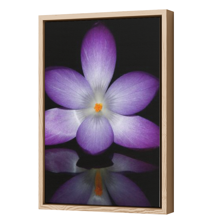 Thumbnail for Canvas - Wood Grain Floating Frame