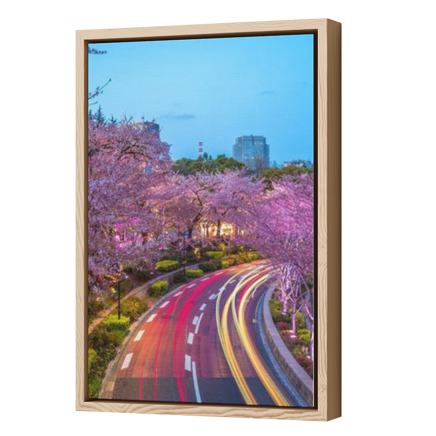 Thumbnail for Canvas - Wood Grain Floating Frame