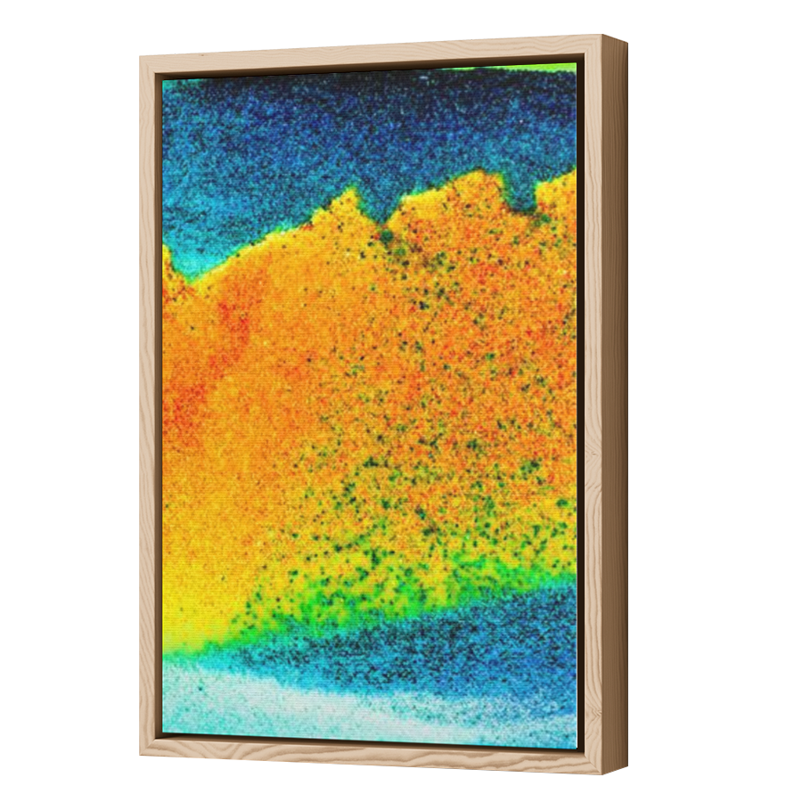 Thumbnail for Canvas - Wood Grain Floating Frame