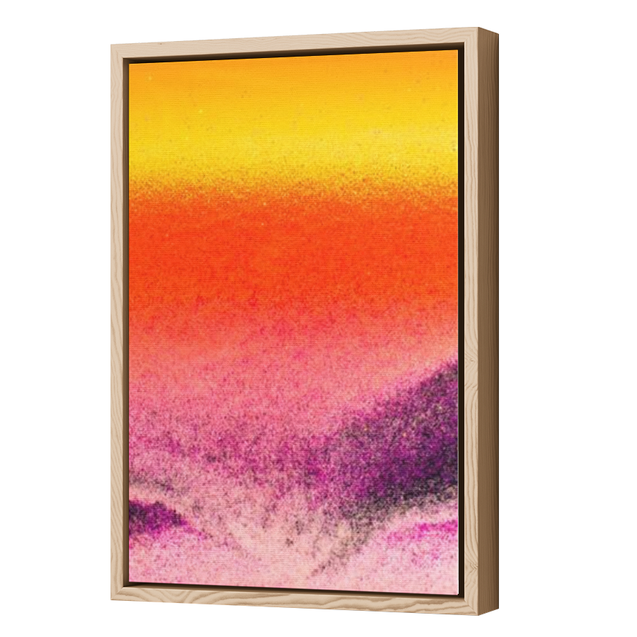 Thumbnail for Canvas - Wood Grain Floating Frame