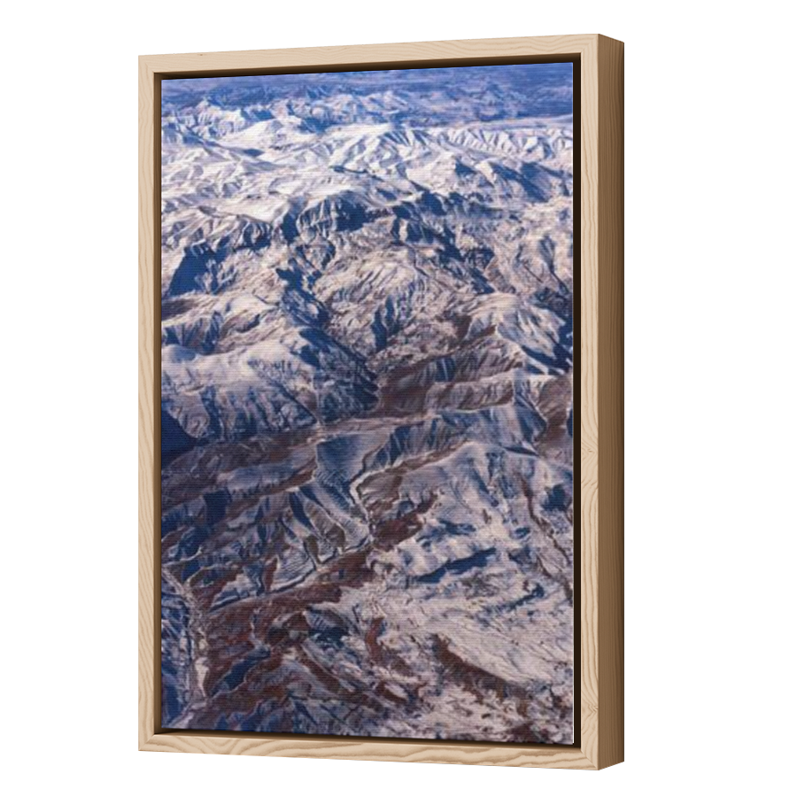 Thumbnail for Canvas - Wood Grain Floating Frame