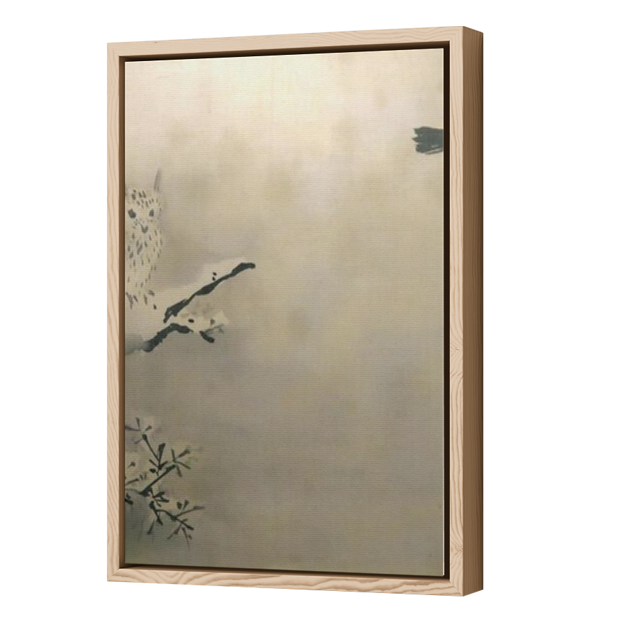 Thumbnail for Canvas - Wood Grain Floating Frame