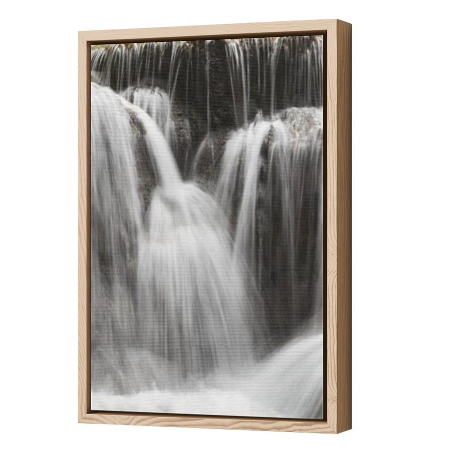 Thumbnail for Canvas - Wood Grain Floating Frame