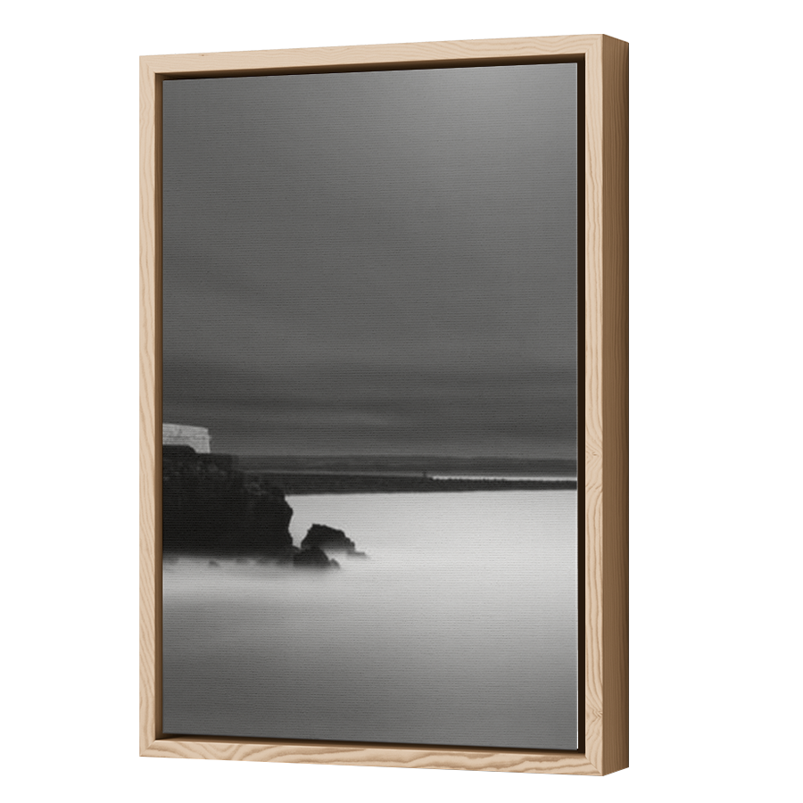 Thumbnail for Canvas - Wood Grain Floating Frame
