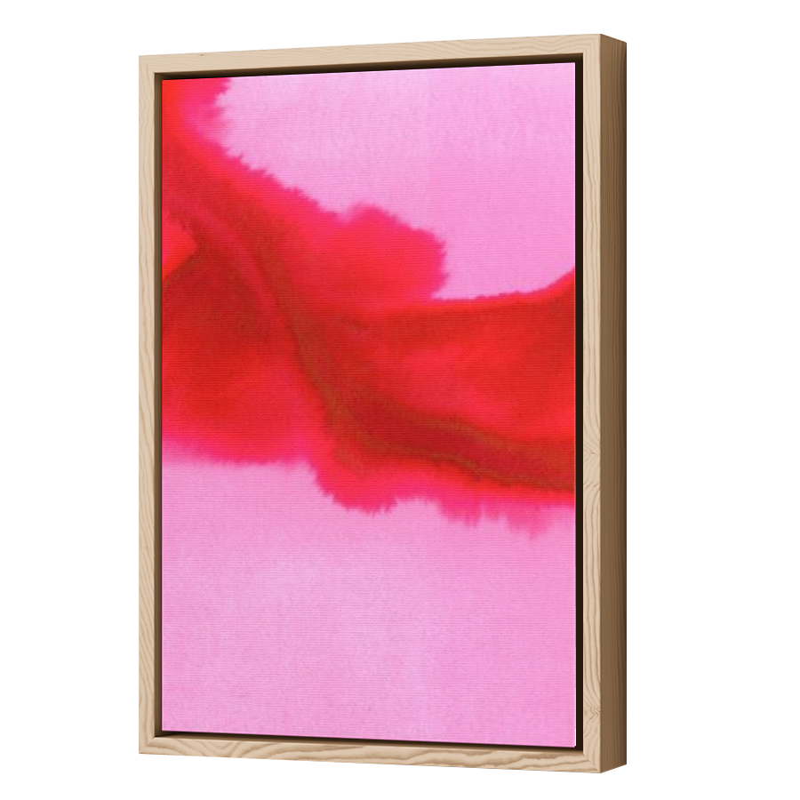 Thumbnail for Canvas - Wood Grain Floating Frame