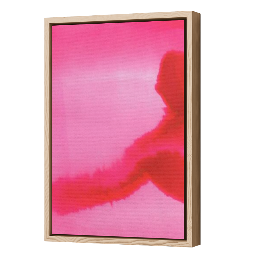Thumbnail for Canvas - Wood Grain Floating Frame