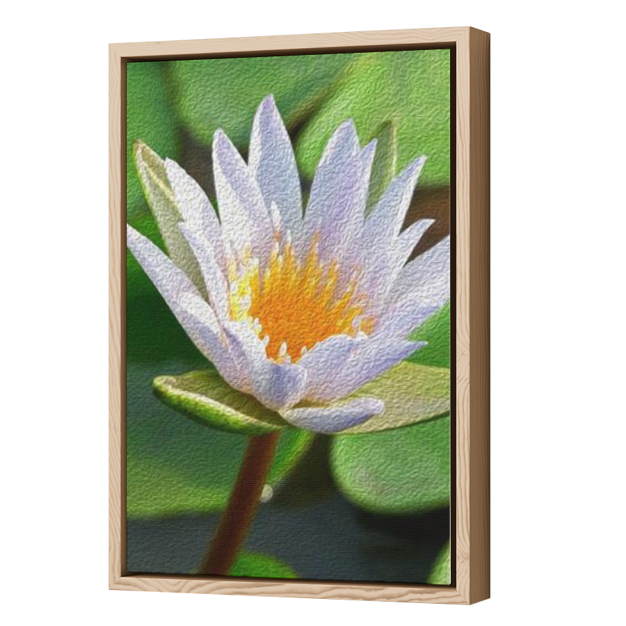 Thumbnail for Canvas - Wood Grain Floating Frame