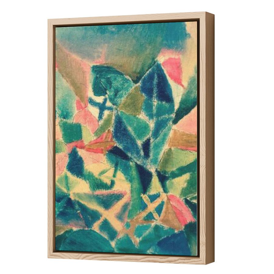 Thumbnail for Canvas - Wood Grain Floating Frame