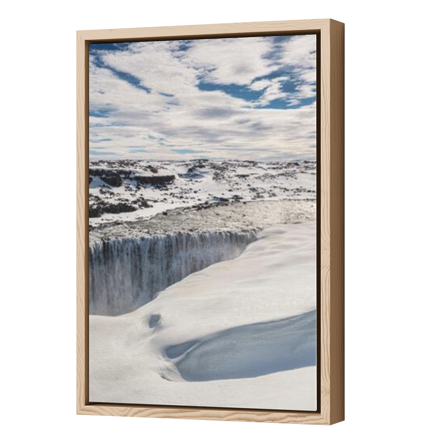 Thumbnail for Canvas - Wood Grain Floating Frame