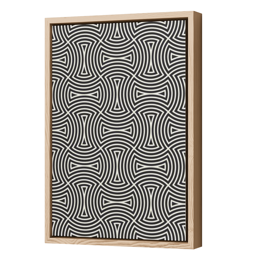 Thumbnail for Canvas - Wood Grain Floating Frame