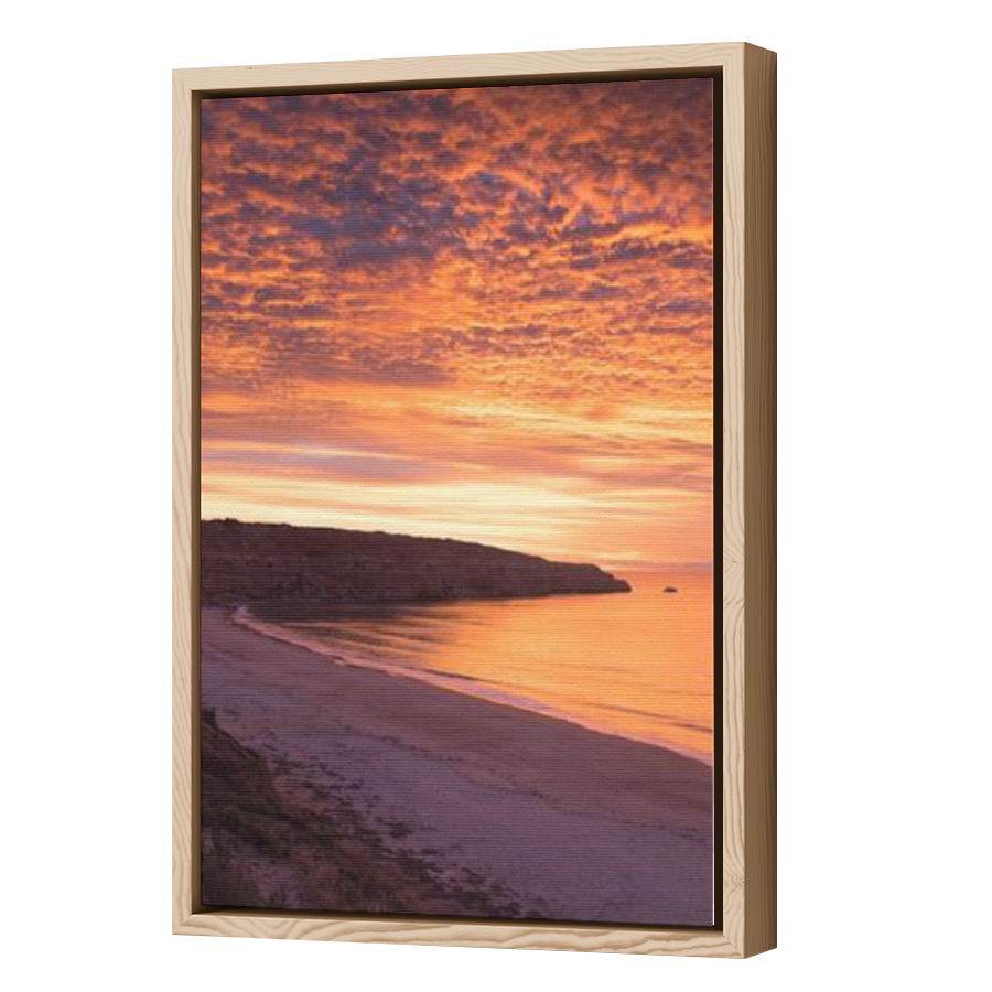 Thumbnail for Canvas - Wood Grain Floating Frame