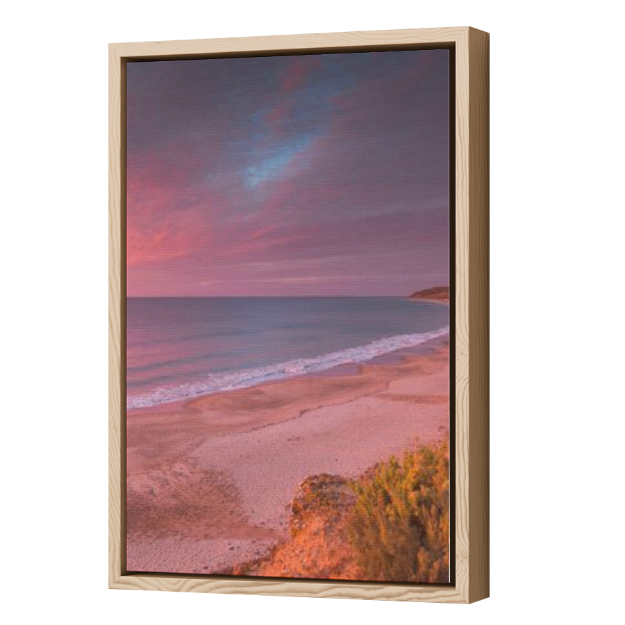 Thumbnail for Canvas - Wood Grain Floating Frame