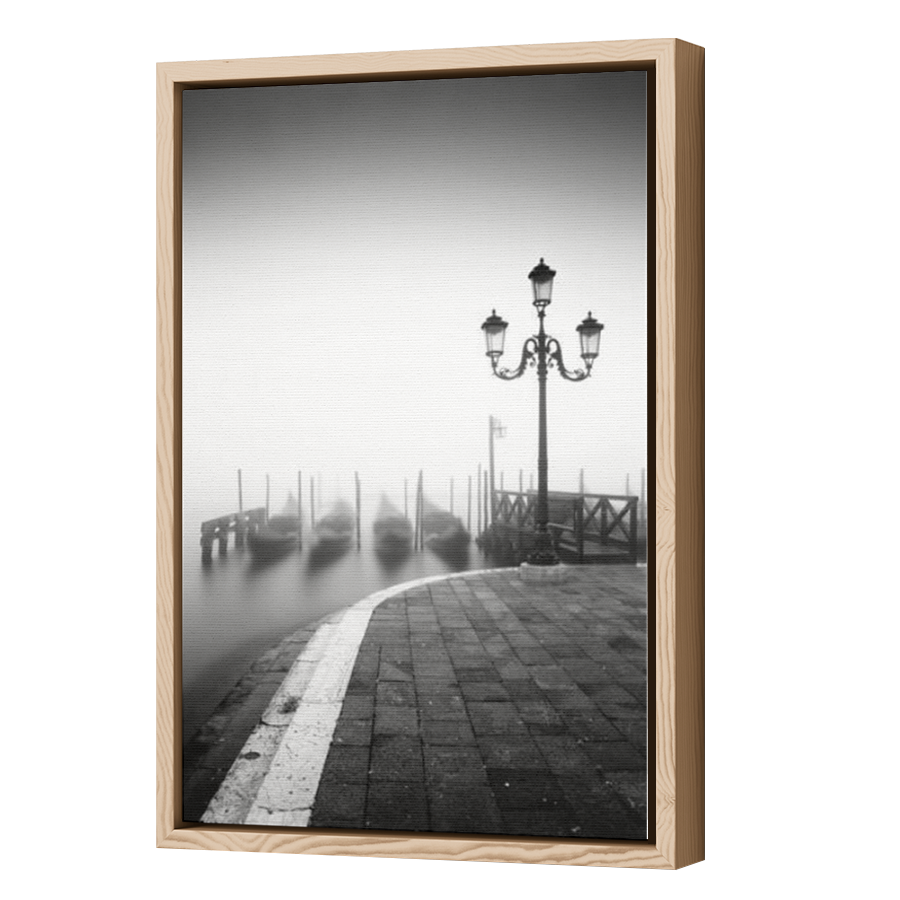 Thumbnail for Canvas - Wood Grain Floating Frame
