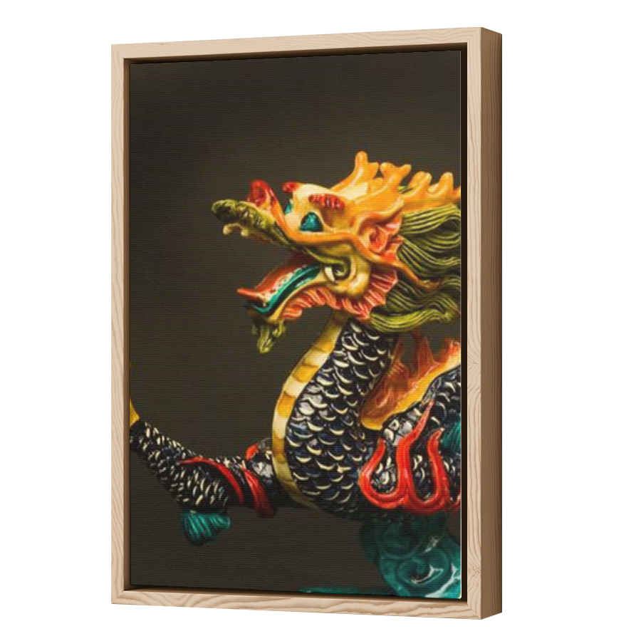 Thumbnail for Canvas - Wood Grain Floating Frame