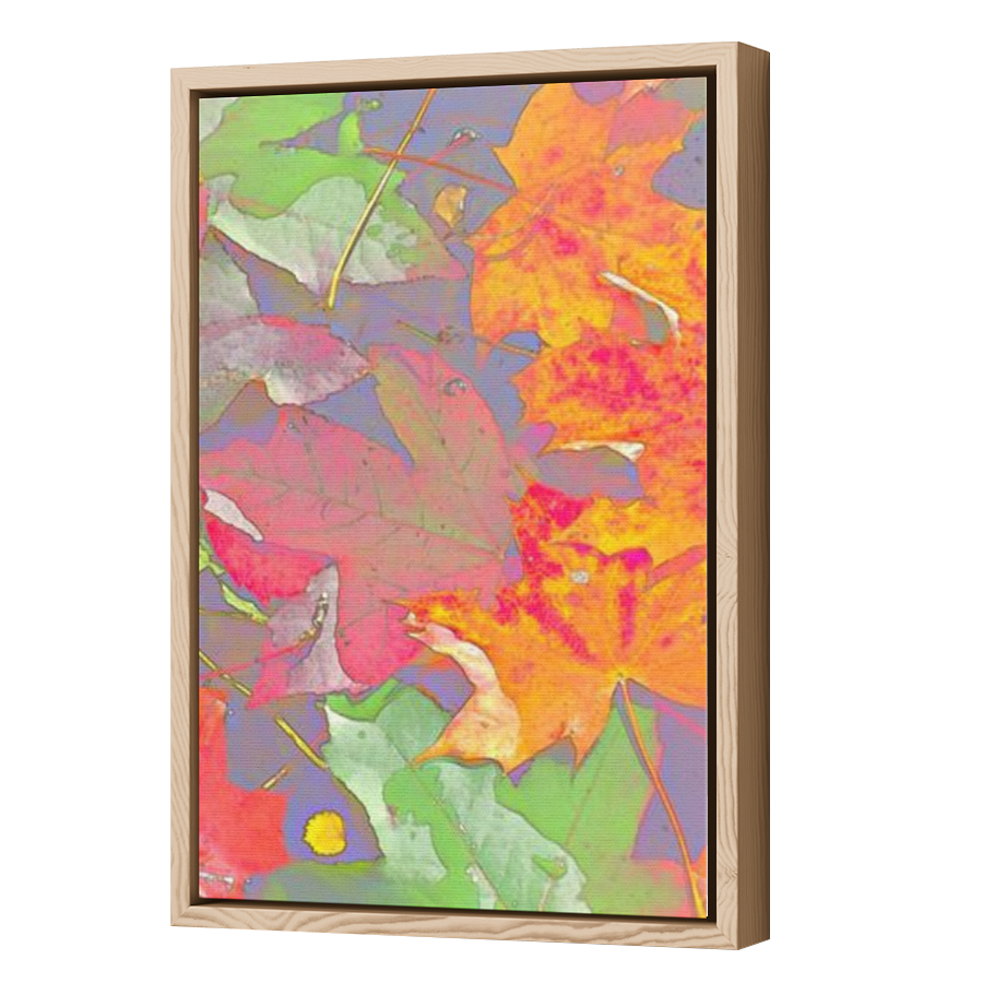 Thumbnail for Canvas - Wood Grain Floating Frame