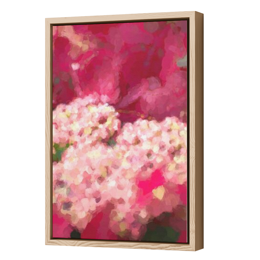 Thumbnail for Canvas - Wood Grain Floating Frame
