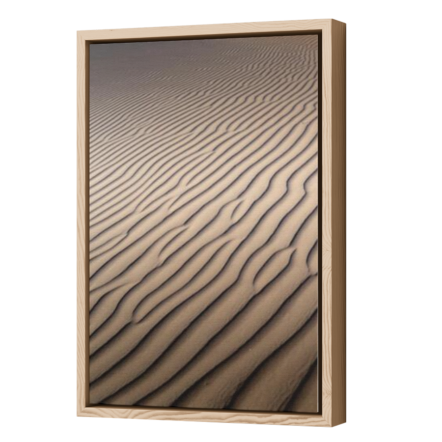 Thumbnail for Canvas - Wood Grain Floating Frame
