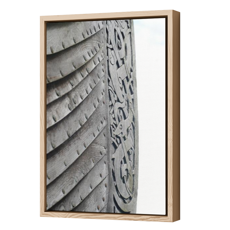 Thumbnail for Canvas - Wood Grain Floating Frame