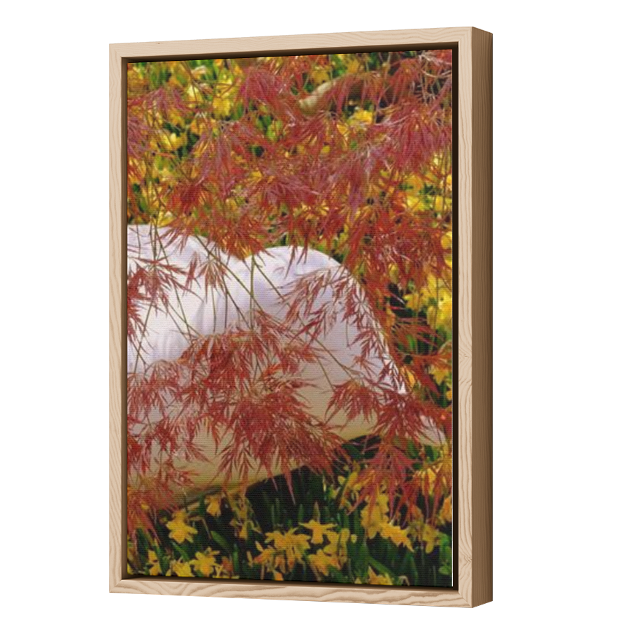 Thumbnail for Canvas - Wood Grain Floating Frame