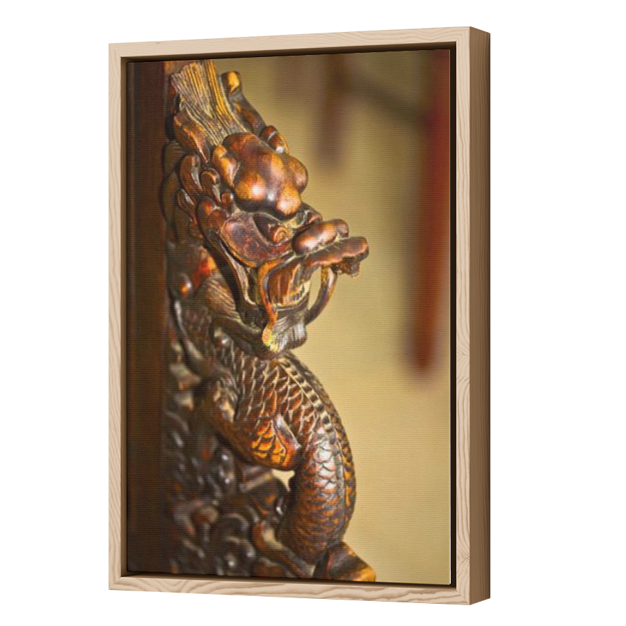 Thumbnail for Canvas - Wood Grain Floating Frame