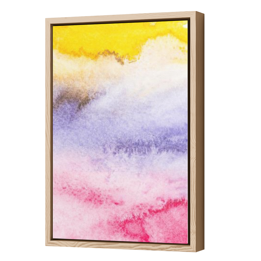 Thumbnail for Canvas - Wood Grain Floating Frame